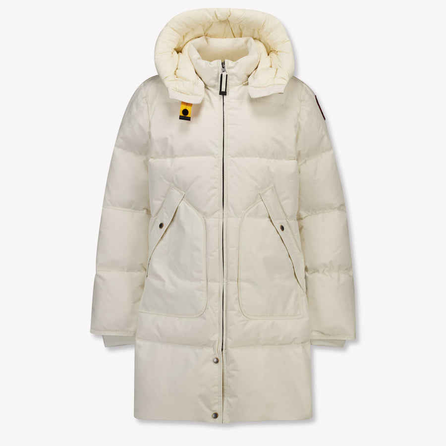 Parajumpers Longbear Kinder Meisjes Winterjas In Off White