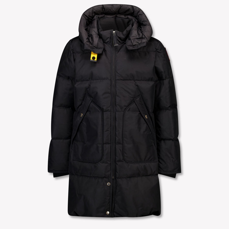Parajumpers Longbear Kids Girls Jackets In Black