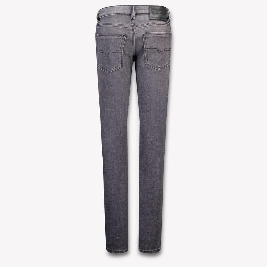 Diesel Kids Boys Jeans In Black