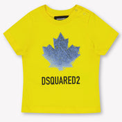 Dsquared2 Baby Jongens T-Shirt In Geel