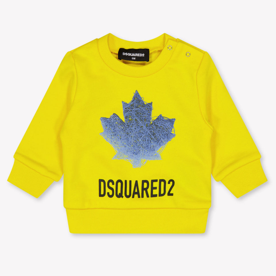 Dsquared2 Baby Jongens Trui In Geel