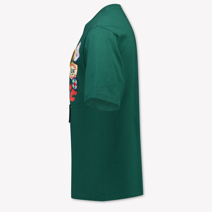 Dsquared2 Kids Boys T-Shirt In Dark Green