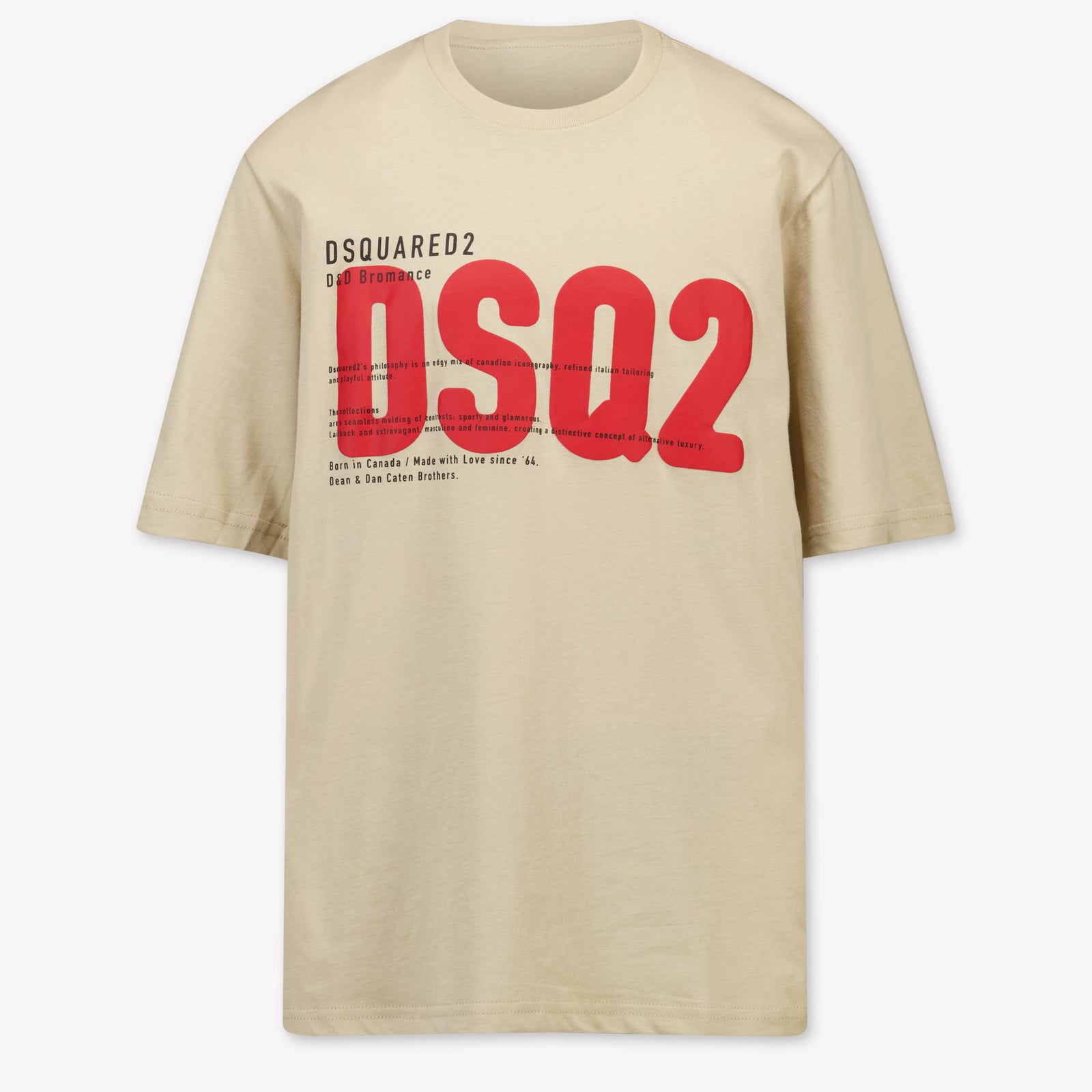 Dsquared2 Kids Boys T-Shirt In Light Beige