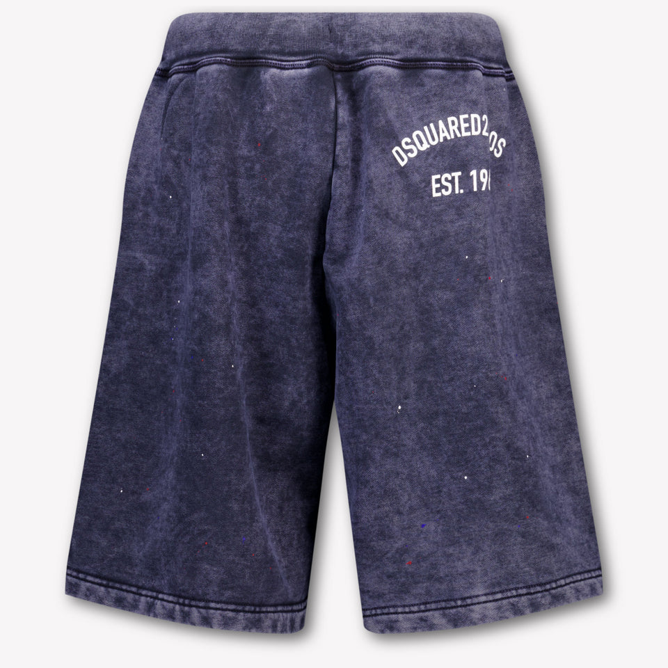 Dsquared2 Kids Boys Shorts In Dark Blue