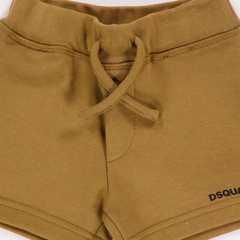 Dsquared2 Baby Jongens Shorts In Camel