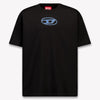 Diesel Kids Boys T-Shirt In Black