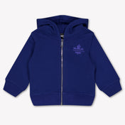 Dsquared2 Baby Boys Cardigan In Cobalt Blue