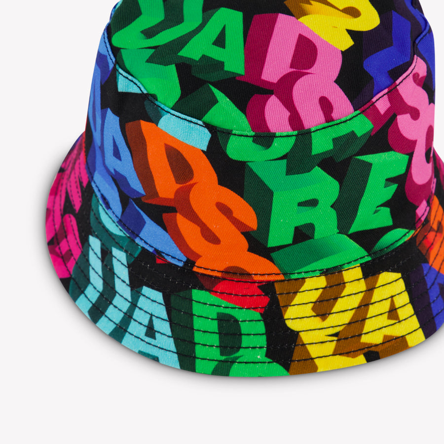 Dsquared2 Baby Unisex Hat In Black