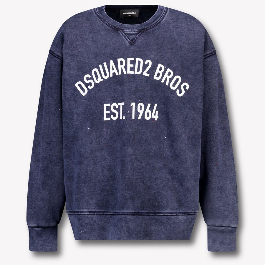 Dsquared2 Kids Boys Sweater In Dark Blue