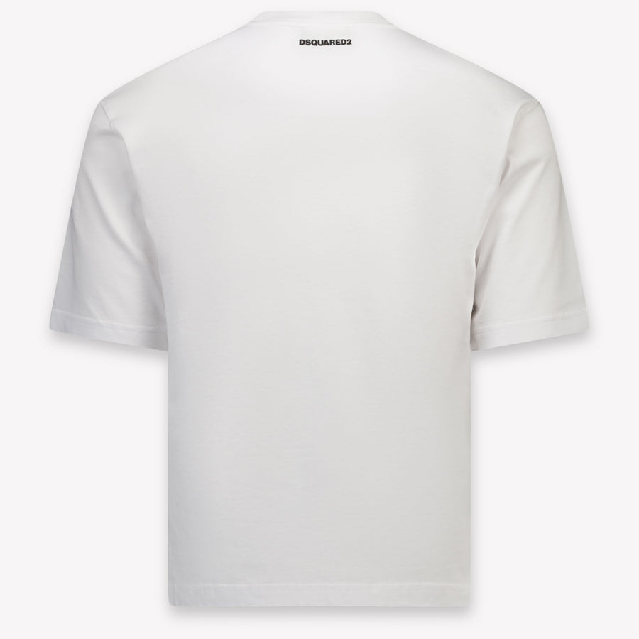 Dsquared2 Kinder Unisex T-Shirt In Wit