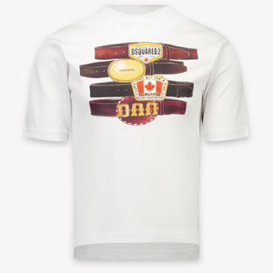 Dsquared2 Kinder Unisex T-Shirt In Wit