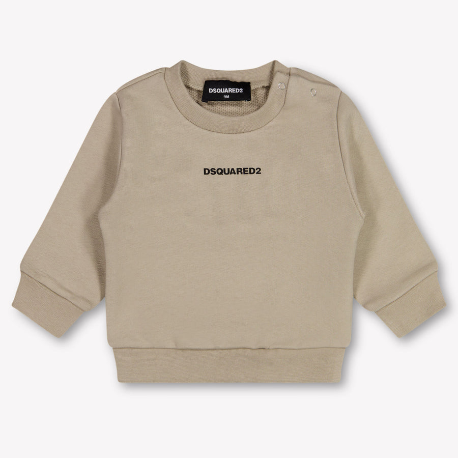 Dsquared2 Baby Jongens Trui In Beige