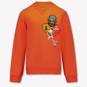Dsquared2 Kinder Jongens Trui In Oranje