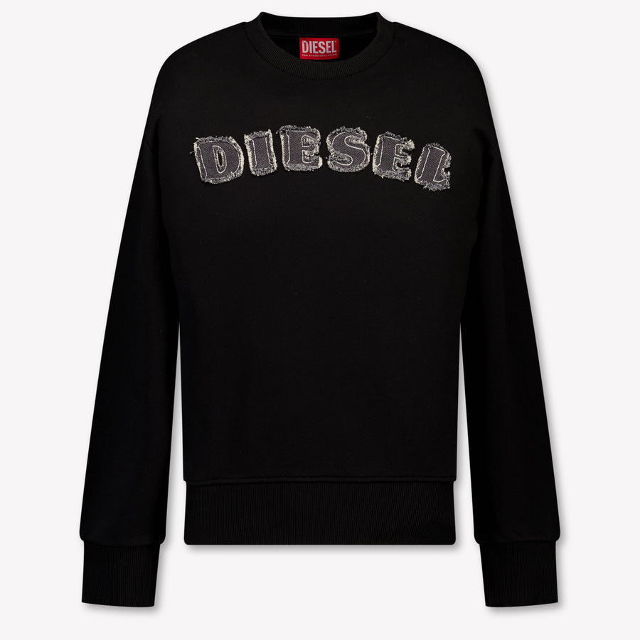 Diesel Boys Sweater in Black