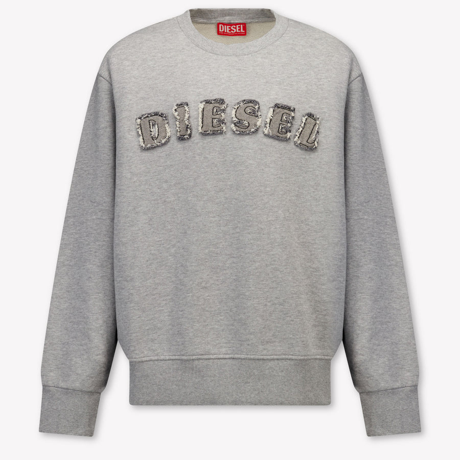 Diesel Kids Boys Sweater In Gray