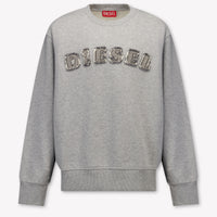 Diesel Kids Boys Sweater In Gray