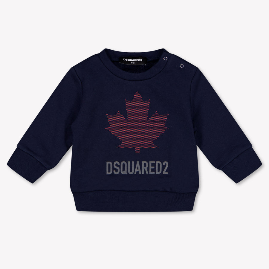 Dsquared2 Baby Boys Sweater In Navy
