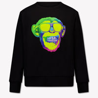 Diesel Kids Boys Sweater In Black