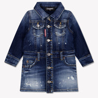 Dsquared2 Baby Meisjes Jurk In Jeans