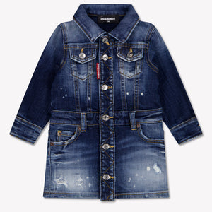 Dsquared2 Baby Meisjes Jurk In Jeans