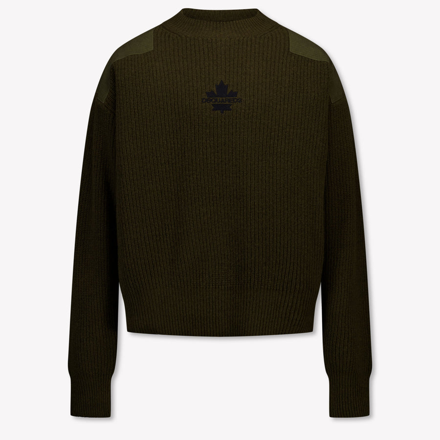 Dsquared2 Boys Sweater in Army