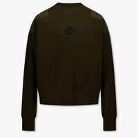 Dsquared2 Kids Boys Sweater In Army