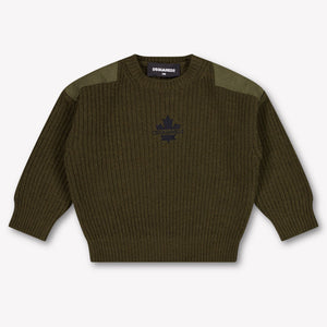 Dsquared2 Baby Jongens Trui In Army