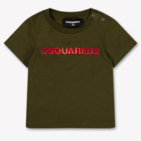 Dsquared2 Baby Boys T-Shirt In Army