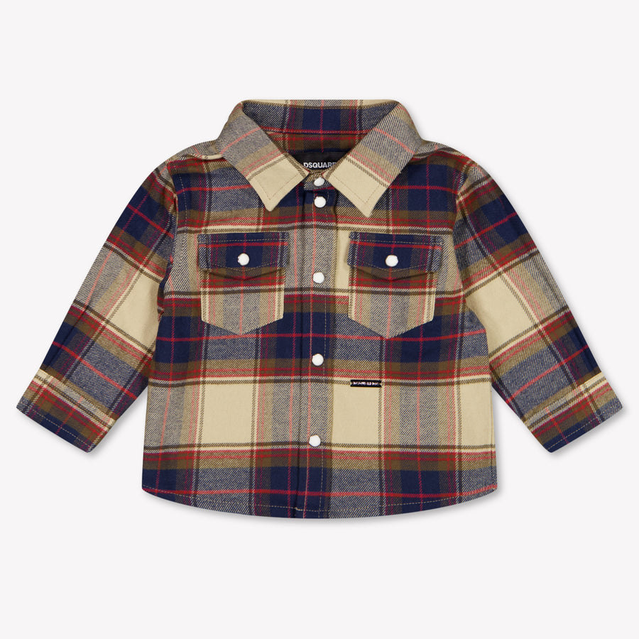 Dsquared2 Baby Jongens Blouse In Beige