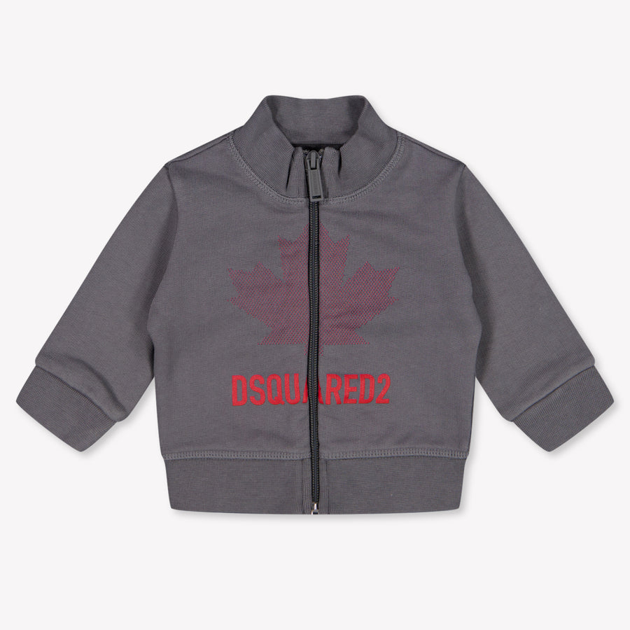 Dsquared2 Baby Boys Cardigan In Gray