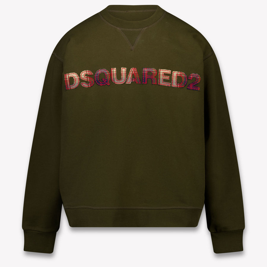 Dsquared2 Boys Sweater in Army