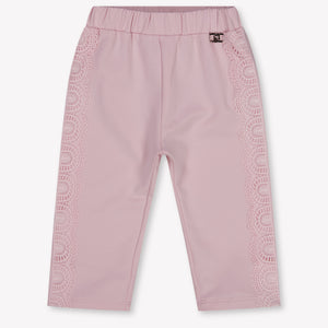 Liu Jo Baby Girls Pants In Light Pink