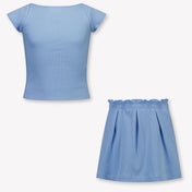 Liu Jo Kids Girls Set In Light Blue
