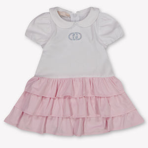 Liu Jo Baby Girls Dress In Light Pink