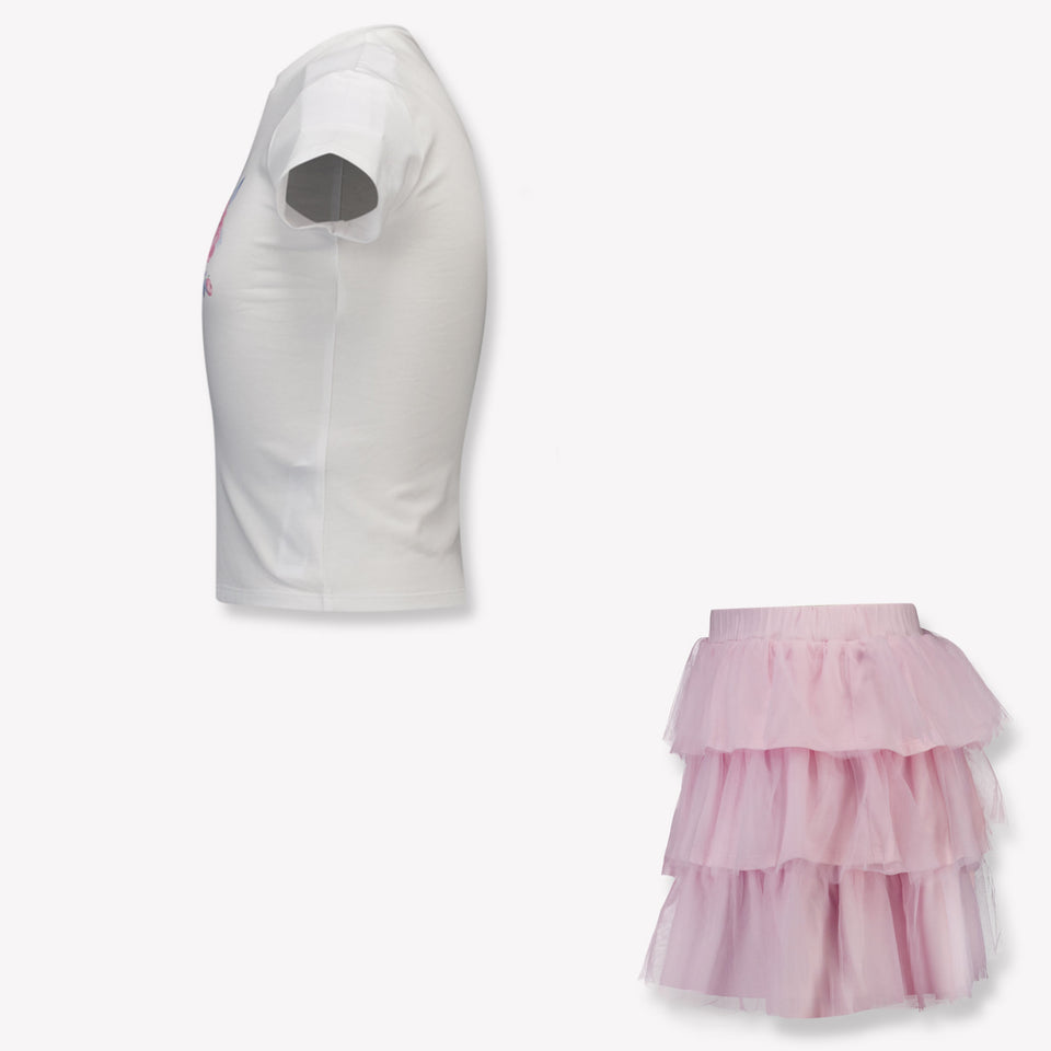 Liu Jo Kids Girls Set In White