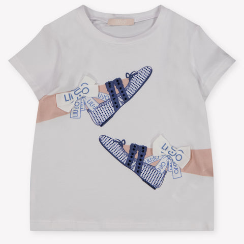 Liu Jo Kids Girls T-Shirt In White