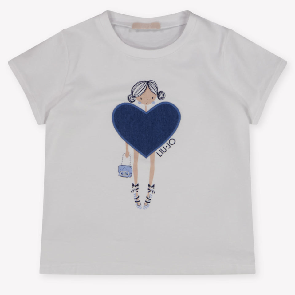 Liu Jo Kinder Meisjes T-Shirt In Wit
