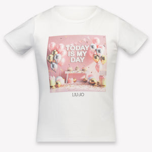 Liu Jo Kids Girls T-Shirt In White