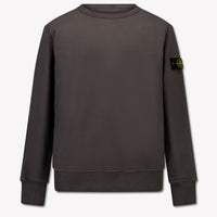 Stone Island Kids Boys Sweater In Anthracite
