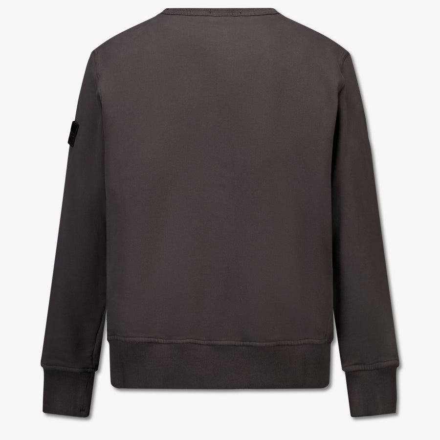Stone Island Kids Boys Sweater In Anthracite