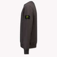 Stone Island Kids Boys Sweater In Anthracite