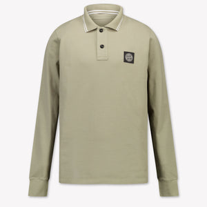 Stone Island Kinder Jongens Polo In Taupe