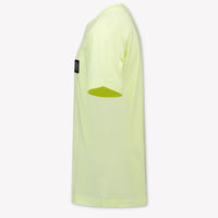 Stone Island Kinder Jongens T-Shirt In Geel
