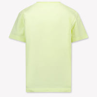 Stone Island Kinder Jongens T-Shirt In Geel
