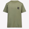 Stone Island Kinder Jongens T-Shirt In Taupe