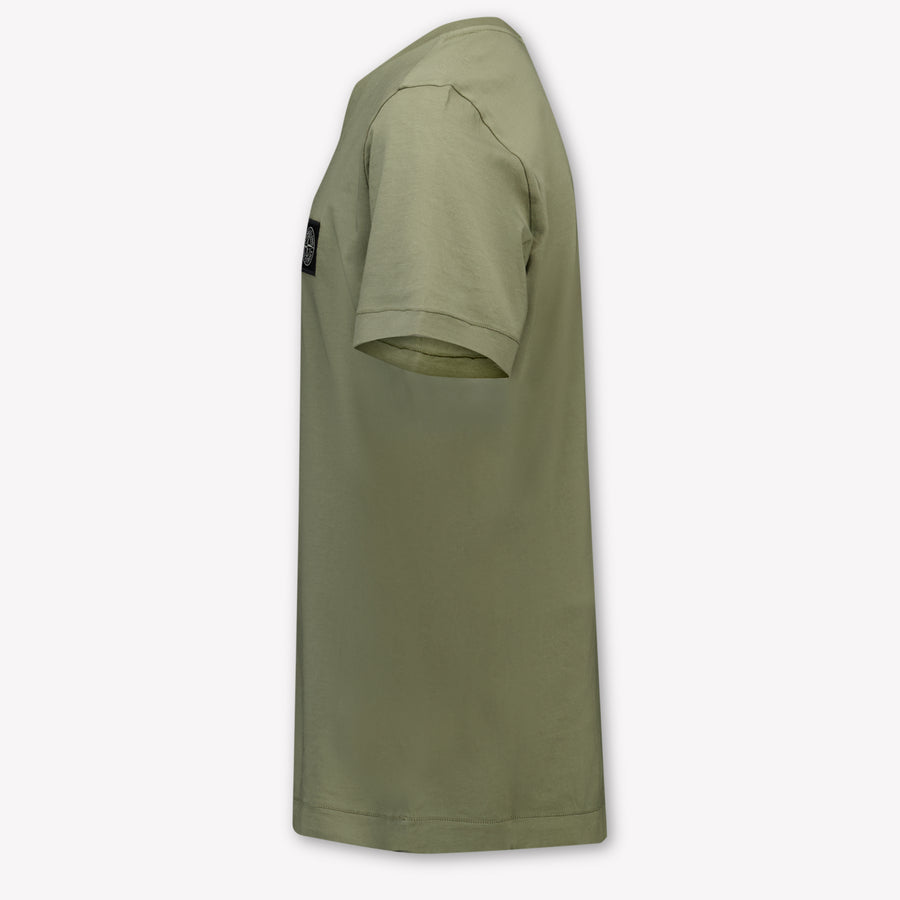 Stone Island Kinder Jongens T-Shirt In Taupe