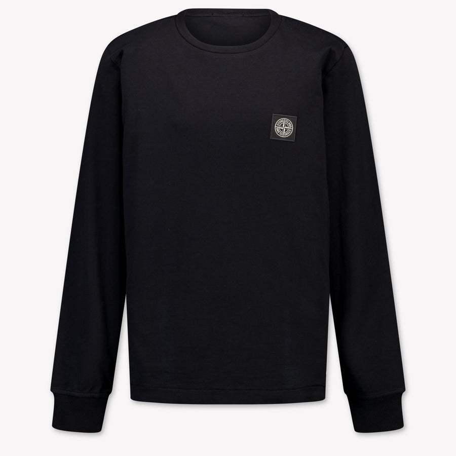 Stone Island Kids Boys T-Shirt In Black