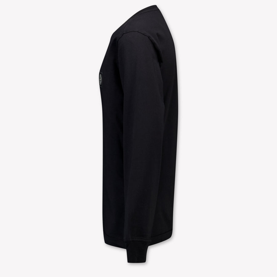 Stone Island Kids Boys T-Shirt In Black