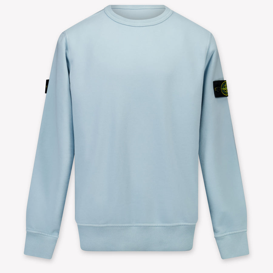 Stone Island Kinder Jongens Trui In Licht Blauw