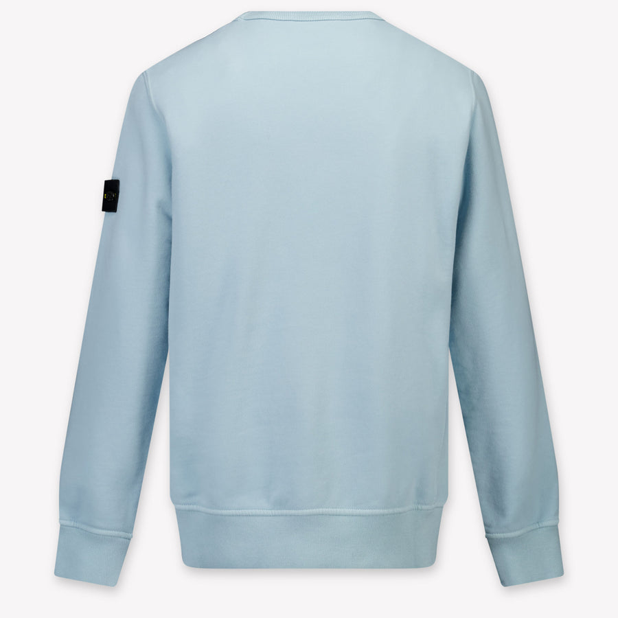 Stone Island Kinder Jongens Trui In Licht Blauw